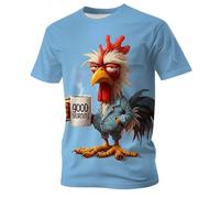 Tee Shirt Homme,T-Shirt à col Rond imprimé Animal Graphique | T-Shirt décontracté à Manches Courtes avec Un Motif ludique pour Tous Les Jours