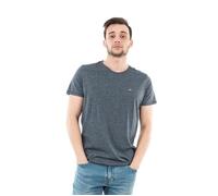 Tee shirt homme - TOMMY JEANS - Slim Jaspe Col Rond - Bleu - Manches courtes XXL