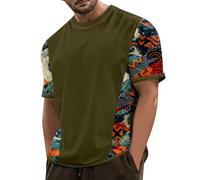 Tee Shirt Homme, Top Machine Impression Tee Shirt T-Shirt Maillot Basket T Shirt Homme Marque T Shirt Homme Blanc Lot T Shirt Homme T- Shirt Veste De Travail Homme(A01,L)