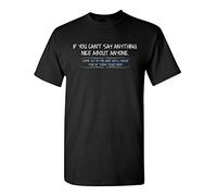 Tee-Shirt Homme Tu Ne Peux Rien Dire De Gentil Sur Personne Tee | Manches Courtes Classique Elastique Men's Sports T-Shirt pour Tous les jours Vacances W nd