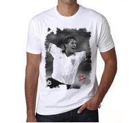Tee-Shirt Homme - ULTRABASIC - Gary Lineker - 100% Coton - Manches Courtes - Vintage Blanc XL
