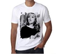 Tee-Shirt Homme - ULTRABASIC - Jeanne Moreau - 100% Coton - Manches Courtes - Vintage S