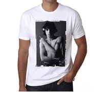 Tee-Shirt Homme - ULTRABASIC - Julien Clerc - 100% Coton - Manches Courtes - Vintage Blanc XS