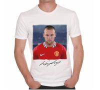 Tee-Shirt Homme - ULTRABASIC - Wayne Rooney - 100% Coton - Manches Courtes - Confortable et Écologique XL