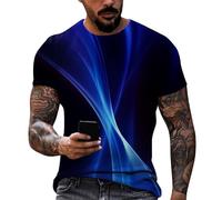 Tee Shirt Homme Vetement Debardeur Marque Tee Shirt sans Couture pour Corset Tee-Shirt Homme Tshirt Blanc Vêtements Vetement Marque T-Shirt Mode Débardeur Homme Coton Tee Shirt (A28, M)