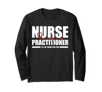 Tee-Shirt Humoristique pour infirmière avec Inscription « I'll Be There for You Nurse » Manche Longue