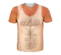 Tee Shirt Humour Homme, Tee Shirt Moche Homme Musculation Tshirt Humour Bite Rigolo Oversize Muscle T-Shirts À Manche Courte De Sport Faux Poitrine Graphic Décontracté Ete