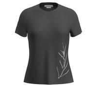 Tee-shirt ICEBREAKER W Mer Core SS Tee Panax (OBSIDIAN) Femme L