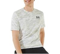 Tee shirt imprimé camouflage - Under Armour - Homme - Manches courtes - Col arrondi - Blanc L
