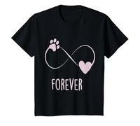 Tee Shirt Infinite Forever Dog T-Shirt, Enfant, Noir, 10 Ans