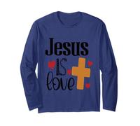 Tee Shirt Jésus est Mon Tee Shirt Super héros Manche Longue
