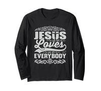 Tee Shirt Jésus est Mon Tee Shirt Super héros Manche Longue