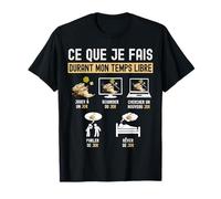 Tee Shirt Jeux De Role Humour Ce Que Je Fais Joueur Fan JDR T-Shirt