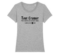 Tee Shirt Kaamelott ""Tout cramer"" - Pour Femme - Coton 100% bio - Confectionné en France M