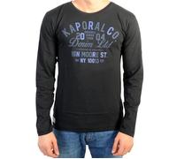 Tee Shirt - KAPORAL - Enfant - Manches longues - Noir - Col rond 10 ans