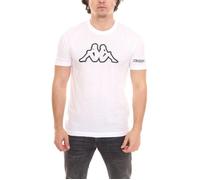Tee shirt Kappa Homme Blanc 100% Coton XL