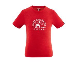 Tee-shirt LAFUMA SS LTD TEE JR (RED - ROUGE) enfants 8 ANS
