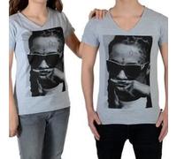 Tee shirt Little Eleven Paris Lil SS Mixte Lil Wayne Gris 8 ans