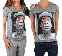 Tee shirt - LITTLE ELEVENPARIS - Wizka SS Wiz Khalifa - Gris - Enfant - Manches courtes - Col V 8 ans