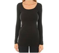 VERO MODA Maxi My Soft - T-Shirt à Manches Longues - Femme - Noir (Black) - X-Small/Small (Taille Fabricant: XS)