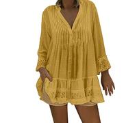 Tee Shirt Manche Longue Femme Col en V Blanc Zippé Torsadé Fushia Alpaga Ouvert Imprimé Boule Carreau Poche Pirate Brodée Officier Nordique 50 Allaitement Super Stylé Chandail
