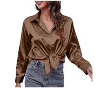 Tee Shirt Manche Longue Femme Col en V Blouse a Dénudée Flanelle des Cou Carré Etoile Montagne Ete Électrique Traditionnel Asymetrique Nuages Infroissable Grossesse Extra Monté Ponchos