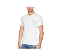 Guess T-shirt homme en coton Collection Automne/Hiver Blanc Taille 2XL