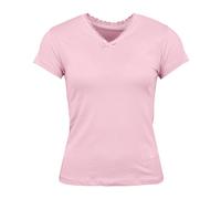 Tee Shirt Manches Courtes Col V Dentelles Lona Femme Lulu Castagnette