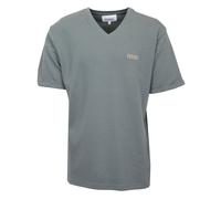 Tee Shirt Manches Courtes Col V Texturé Avec Logo Homme Gianfranco Ferre