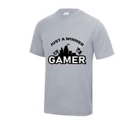 Tee shirt manches courtes Gamer enfant gris - - Gris 9