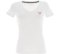 Guess - Tee-shirt Ss VN Mini Triangle - Manches courtes - Blanc - Taille L