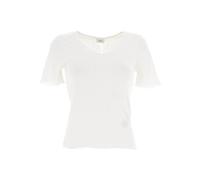 Tee shirt manches courtes Jdyfransiska s/s solid top jrs Ecru Taille : L