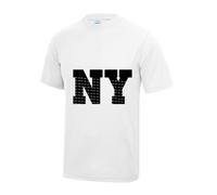 Tee shirt manches courtes New York enfant blanc - - Blanc 9-11 ans