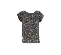 Blouse Vic Vert Foncé À Fleurs Jaunes Femme Only