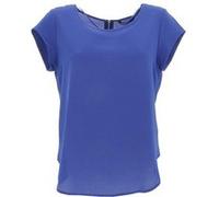 Tee shirt manches courtes Only Onlvic s/s solid top noos ptm Bleu moyen Taille : 34 Bleu moyen G