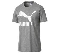 Tee-shirt manches courtes Puma Classics Logo Tee coloris Medium Gray Heather S