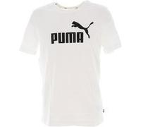 Tee shirt manches courtes Puma Ess logo blc mc tee Blanc Taille : L Blanc G