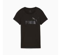 Tee Shirt Manches Courtes Puma W Ess+Ani Tee Noir L
