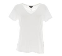 Superdry Studios Slub Embroidered Short Sleeve V Neck T-shirt Beige L Femme