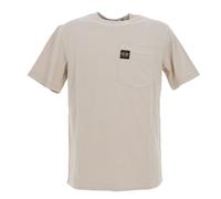 Tee Shirt Manches Courtes Superdry Contrast Stitch Pocket Tee Bge Beige S