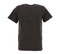 Tee shirt manches courtes T-shirt a logo en relief noir vintage - Superdry M
