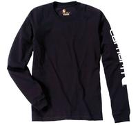 Tee shirt manches longues Carhartt 100% coton - Noir S