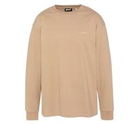 Tee Shirt Manches Longues Coton Lourd Schott TSCLIFF2ML Beige