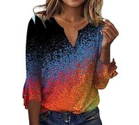 Tee Shirt Manches Longues Femme Chemise Dorée Noir Coton Chemisier Long Chic Top Été Quotedazur T-Shirt Tête De Mort Vintage