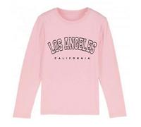 Tee shirt manches longues - Los Angeles - Enfant fille - 100% coton - Rose - Taille 3/4 ans 3-4 ans