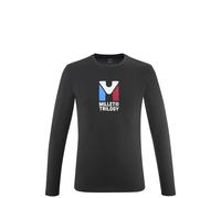 Tee Shirt Manches Longues Millet Chamonix Tri Black Homme Noir 2025 taille M