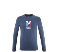 T shirt manches longues millet chamonix trilogy bleu