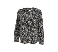 ONLY Onlnew Mallory L/S Blouse AOP WVN Noos Haut, Bleu Nuit, 38 Femmes