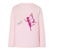 Tee shirt manches longues - Petite Fée - Fille - 100% coton - Rose - Taille 3 à 14 ans 9-11 ans