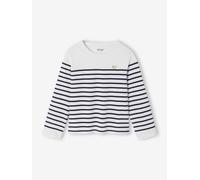 VERTBAUDET Tee-Shirt marinière Fille Manches Longues rayé Bleu 12A